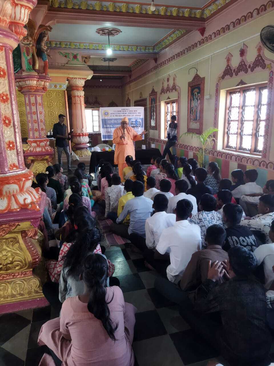 Lecture for college students  at Village Haldi 2025